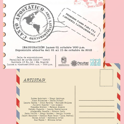 Imagen proyecto Canto Apostático. Arte latinoamericano