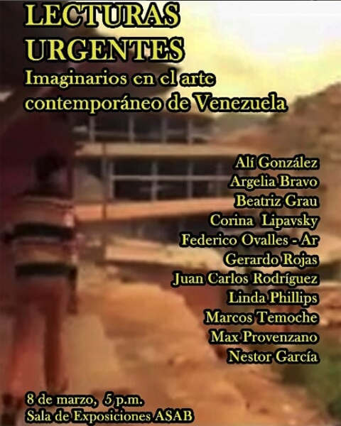 Imagen proyecto Lecturas Urgentes. Imaginarios en el arte contemporáneo de Venezuela