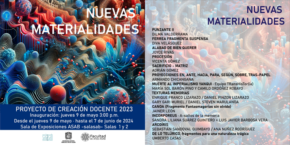 Imagen proyecto Nuevas Materialidades