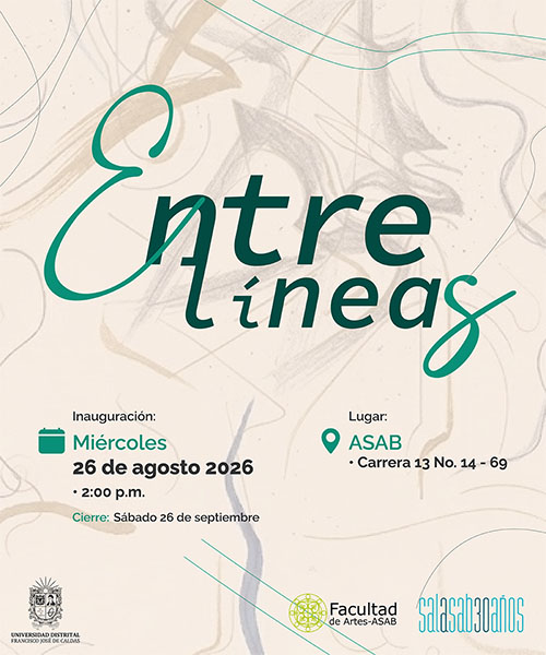 Imagen proyecto Entre Líneas - Muestras Colegiadas 2026